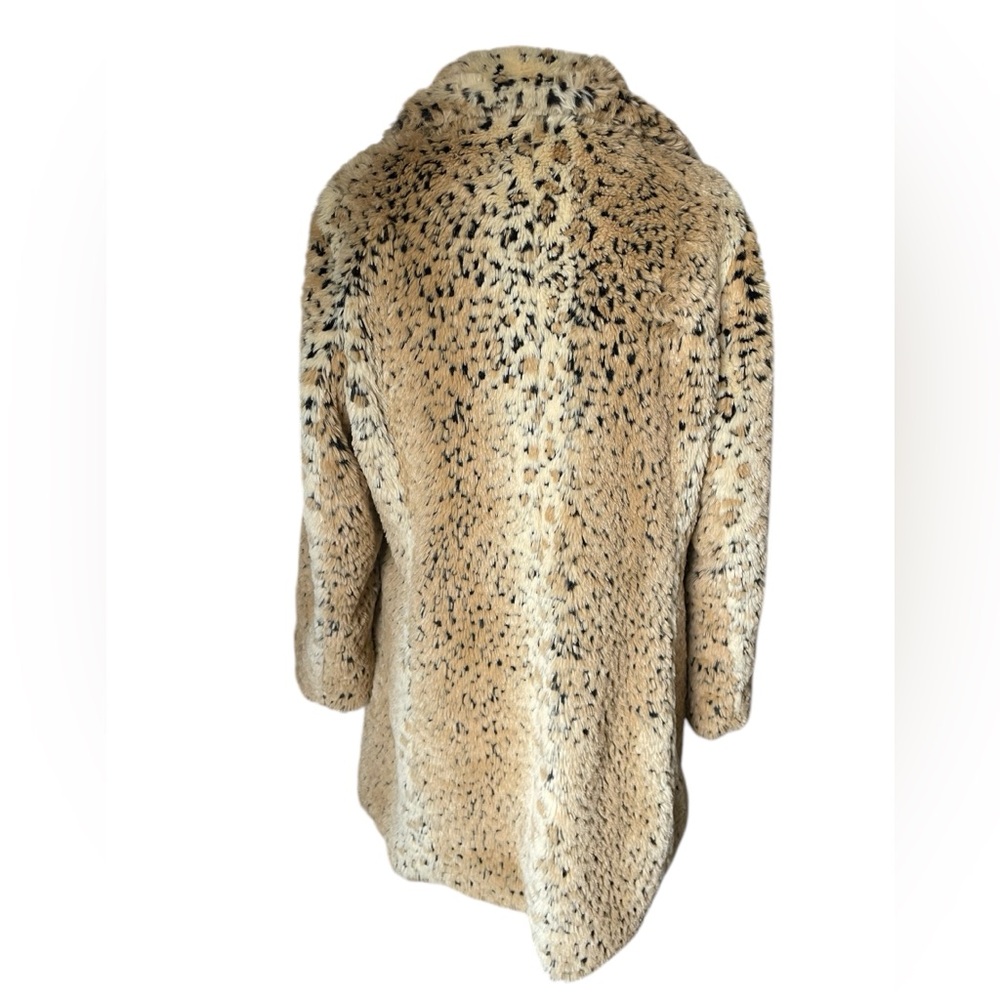 Y2K Leopard Print Faux Fur Coat - Picture 3 of 10